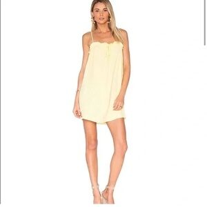 Privacy Please Oregon Mini Dress in Yellow Revolve Women’s Size S
